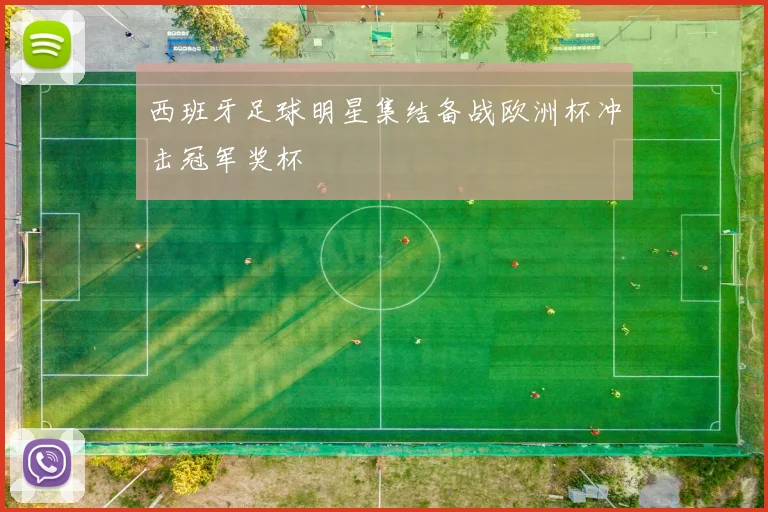 西班牙足球明星集结备战欧洲杯冲击冠军奖杯